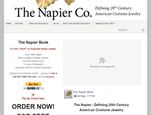 Tablet Screenshot of napierbook.com